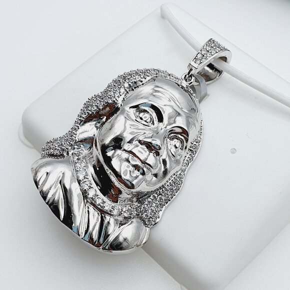 - "925 Sterling Silver Plated CZ Pendant, EVBRS355 - Picture 1 of 10